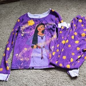 Disney Purple and Yellow Princess Pajama Set